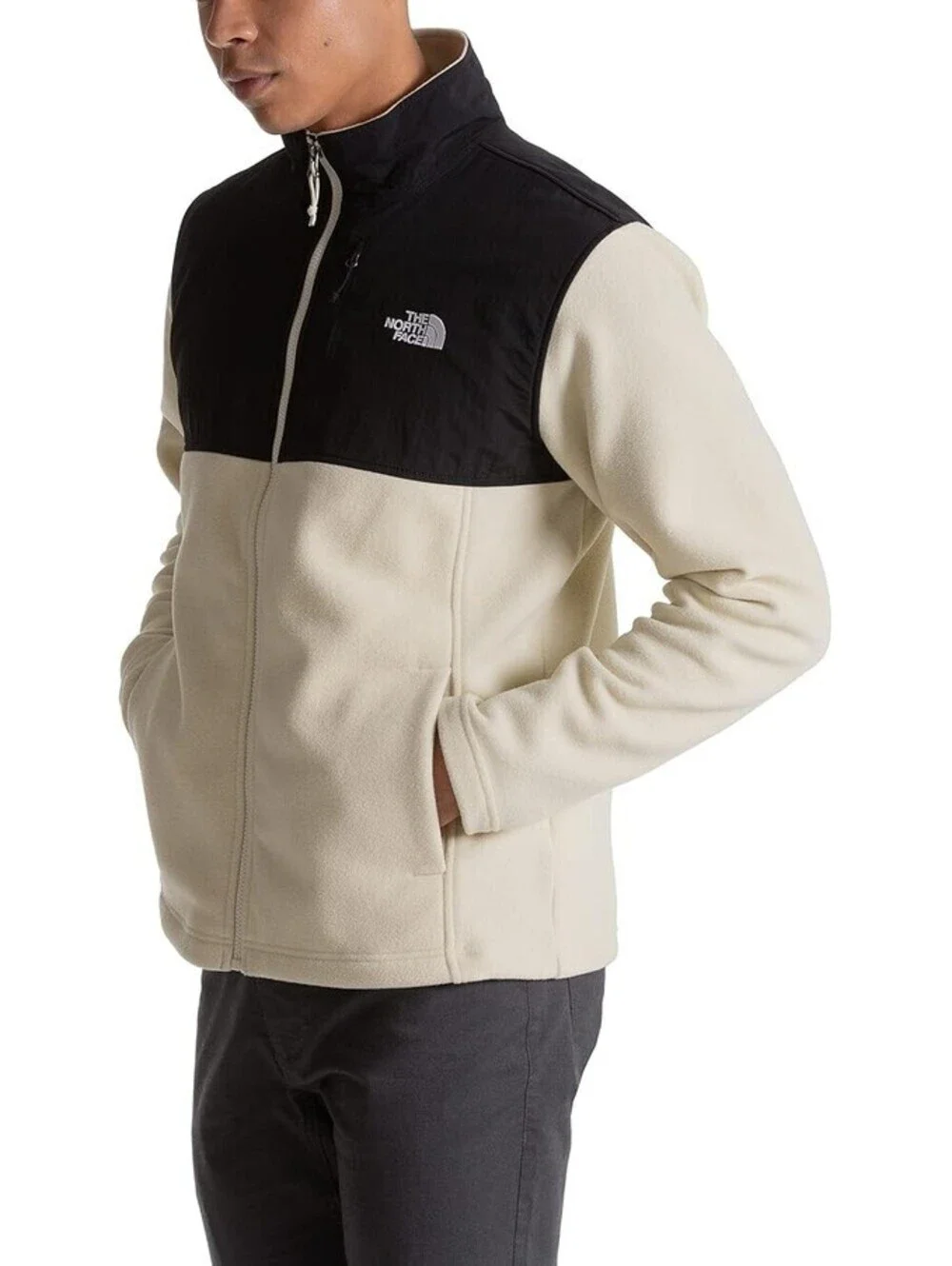 The North Face Men's Sun Rise Full Zip, Vintage White Heather, L (MSRP $139)
